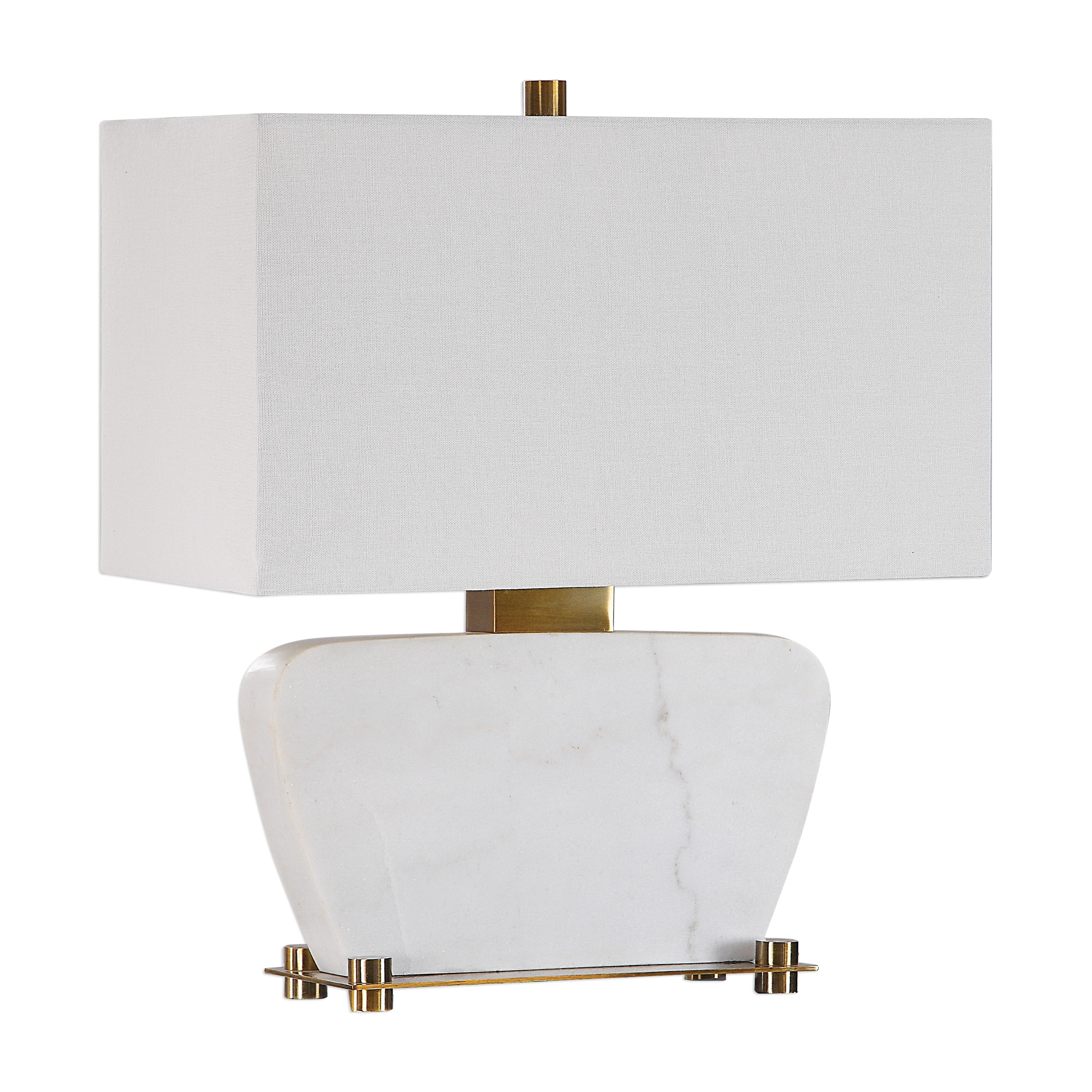 Genessy White Marble Table Lamp - Image 3