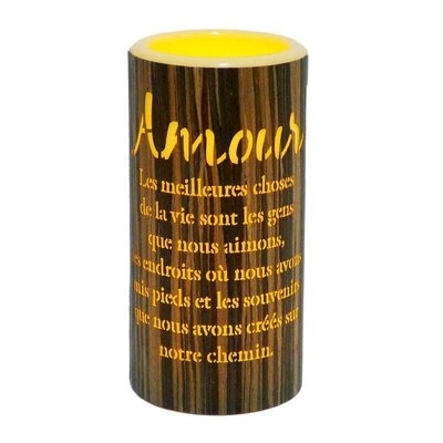 Avec Dire Amour LED Unscented Flameless Candle - Image 0