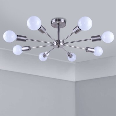 Gambino 8-Light 23.6'' Semi Flush Mount - Image 0