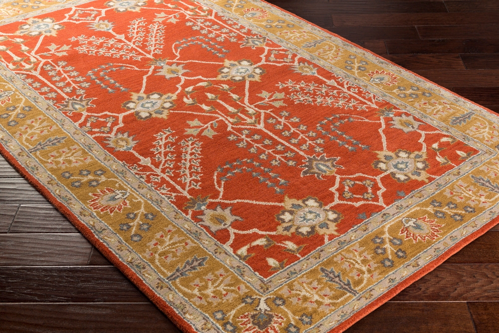 Middleton Red Indoor 6' x 6' Handmade Rug - Image 5