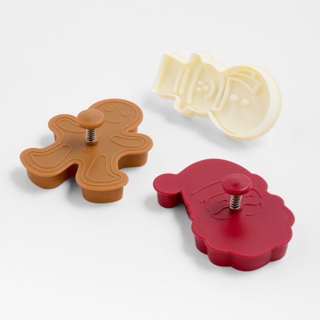 Holiday Impression Cookie Cutters, Set of 3 - Image 0