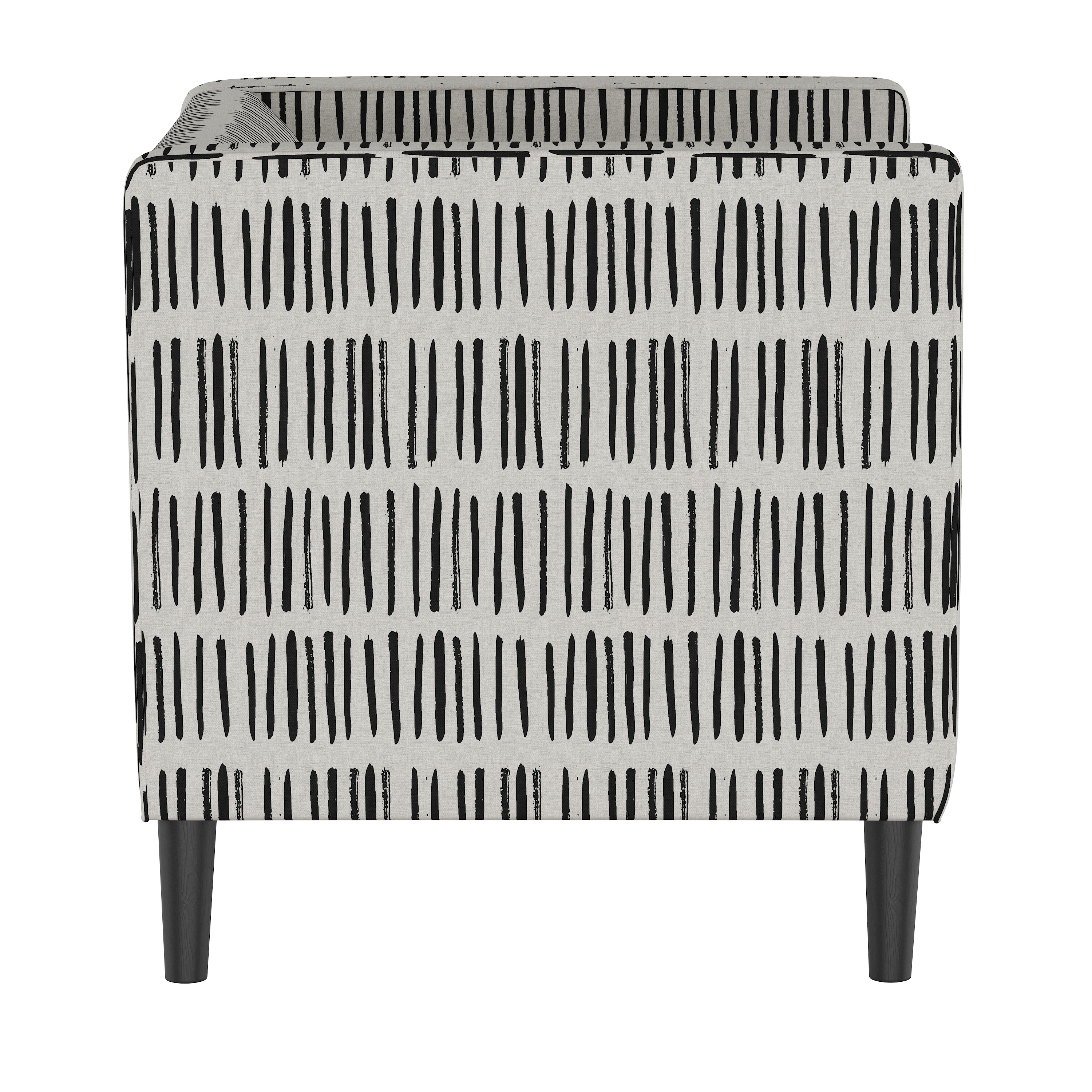 Humboldt Chair, Black & White Dash - Image 2