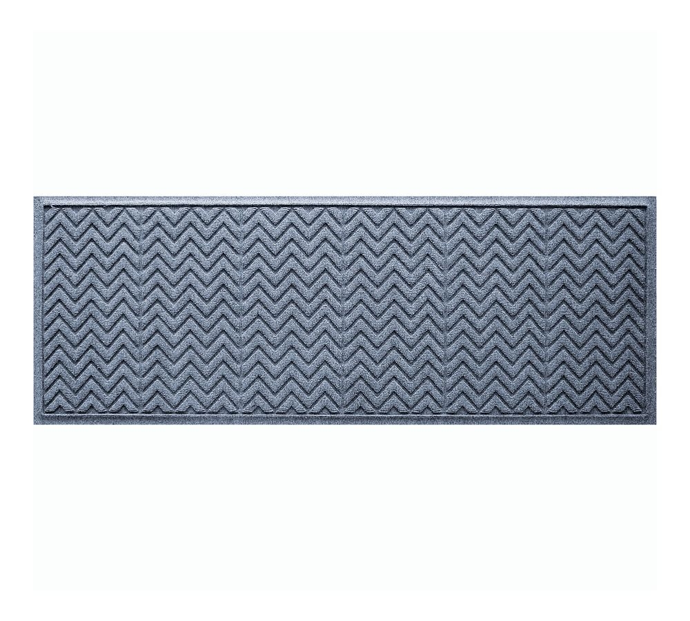 Waterhog Chevron Doormat, 1.8 x 5', Bluestone - Image 0