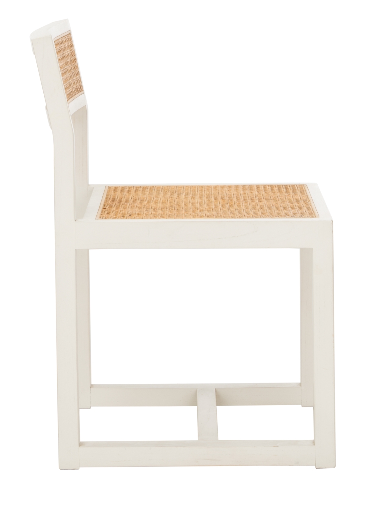 Bernice Cane Dining Chair - White / Natural - Safavieh - Image 6
