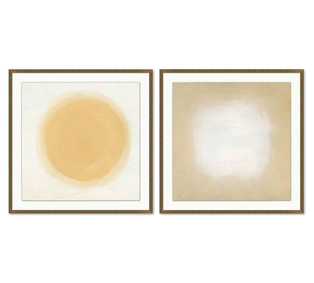 Spotlight Abstract Framed Matted Prints, Set of 2 - Image 0