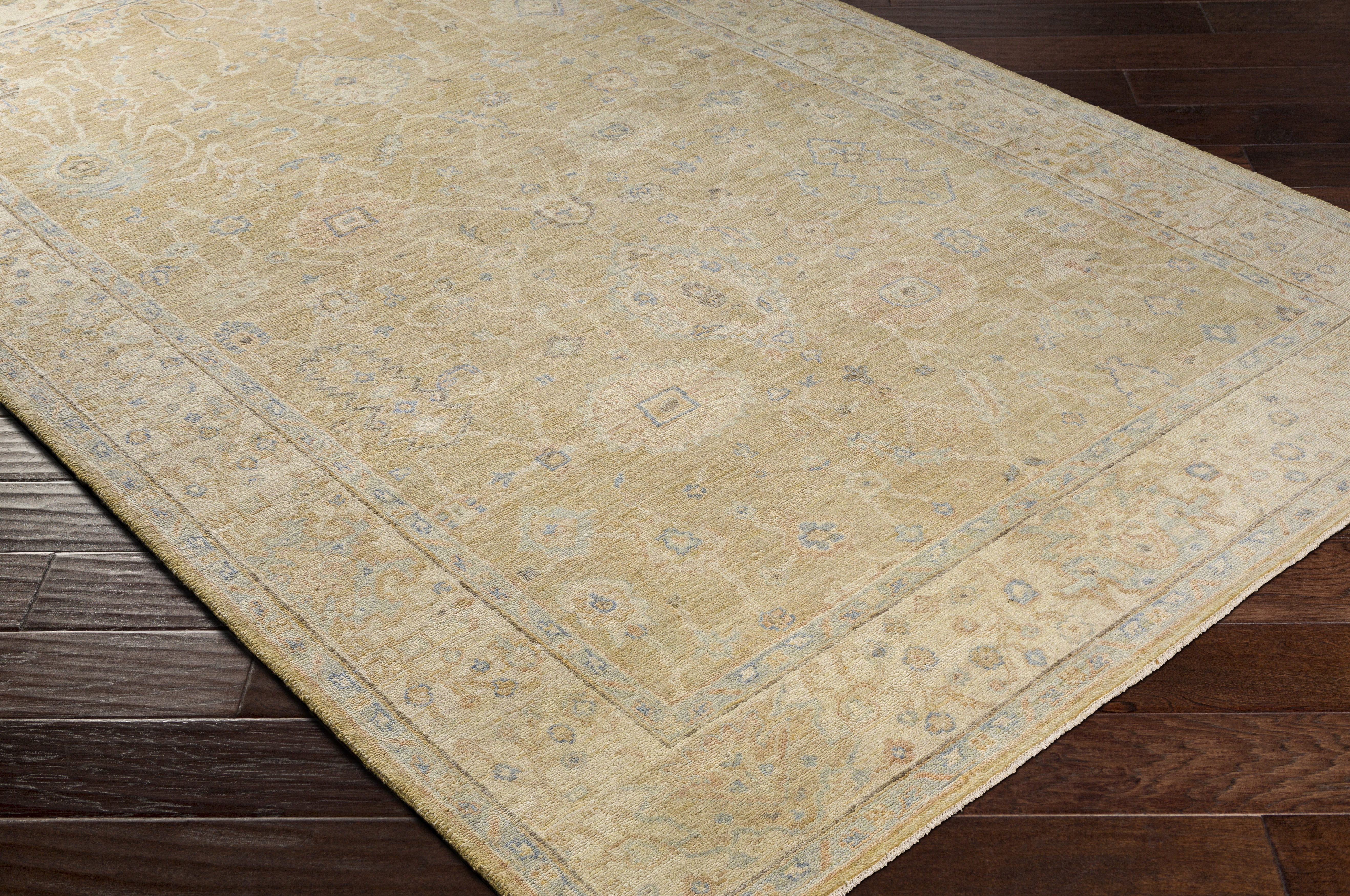 Normandy Beige Indoor 9' x 13' Handmade Rug - Image 4