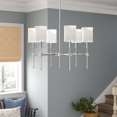 Watford 6-Light Shaded Chandelier - Image 0