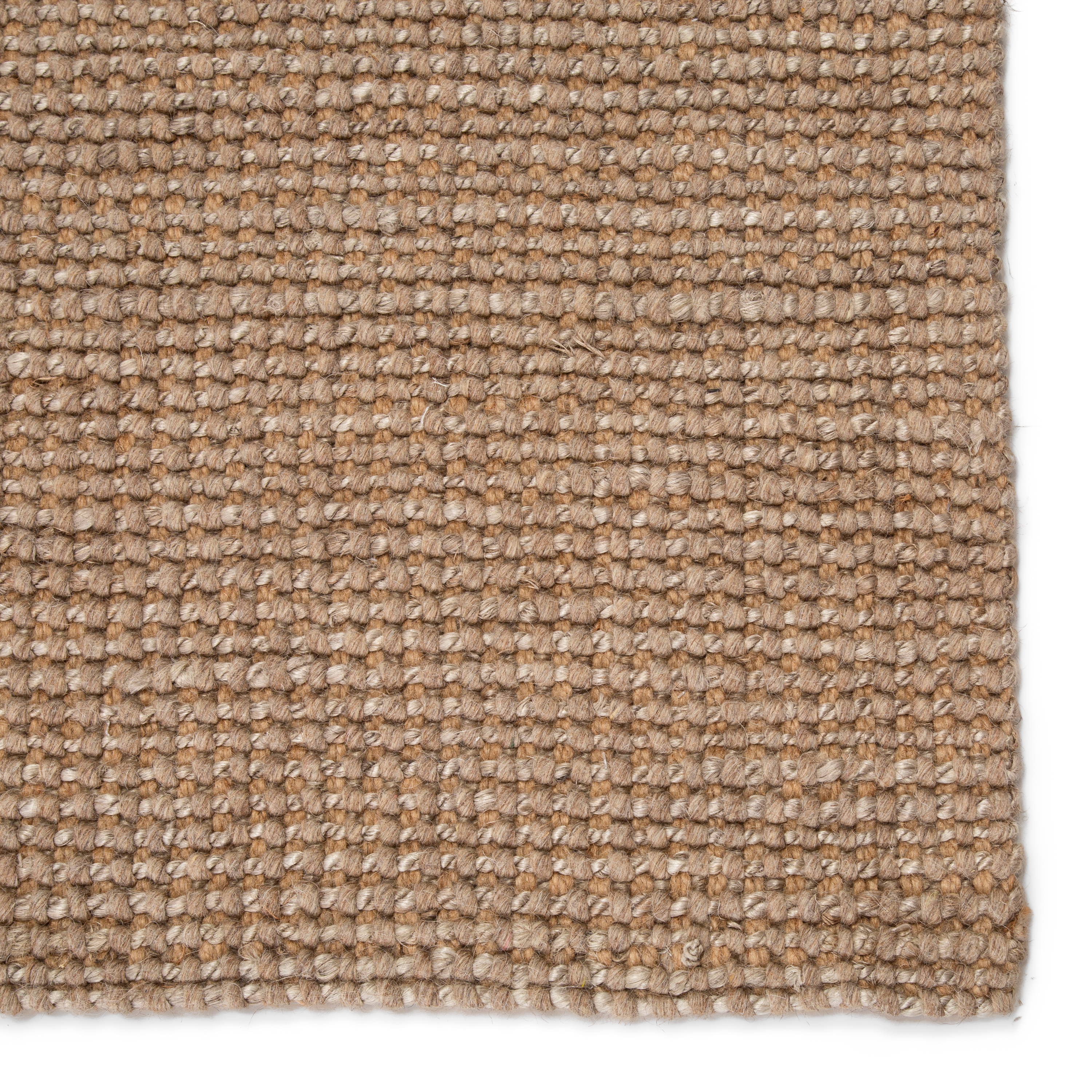Beech Natural Solid Tan/ Taupe Area Rug (9'X12') - Image 3