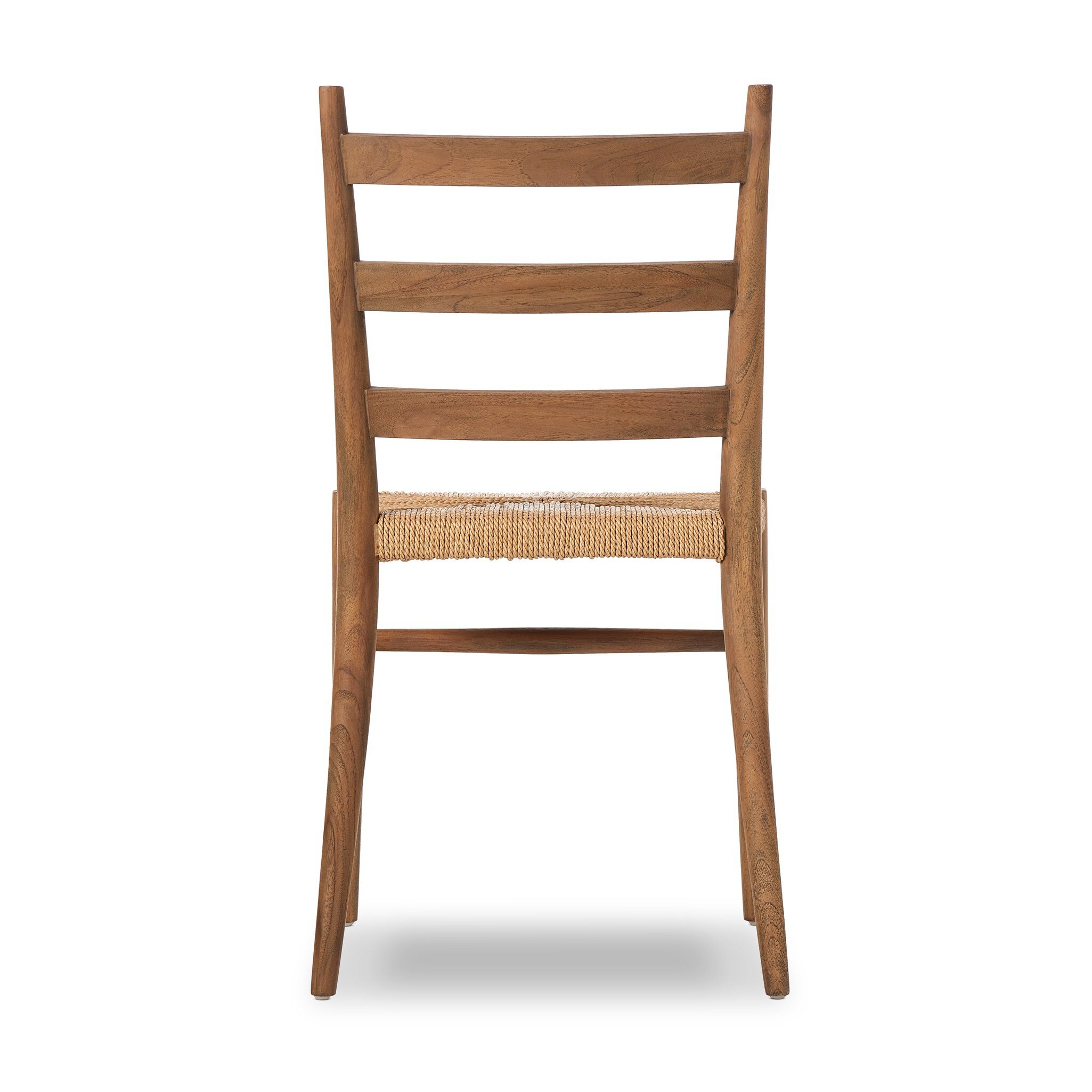 Ladder Back Outdoor Dining Chair - Textured Natural - Image 5