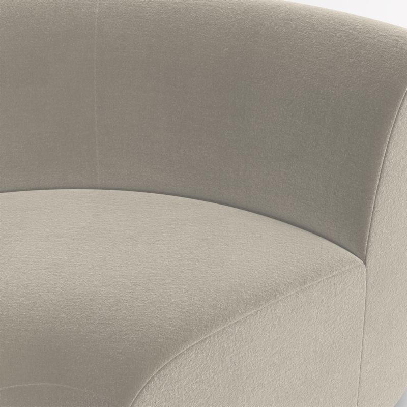 Leandro Tan Brown Rounded Corner Dining Banquette Chair - Image 1