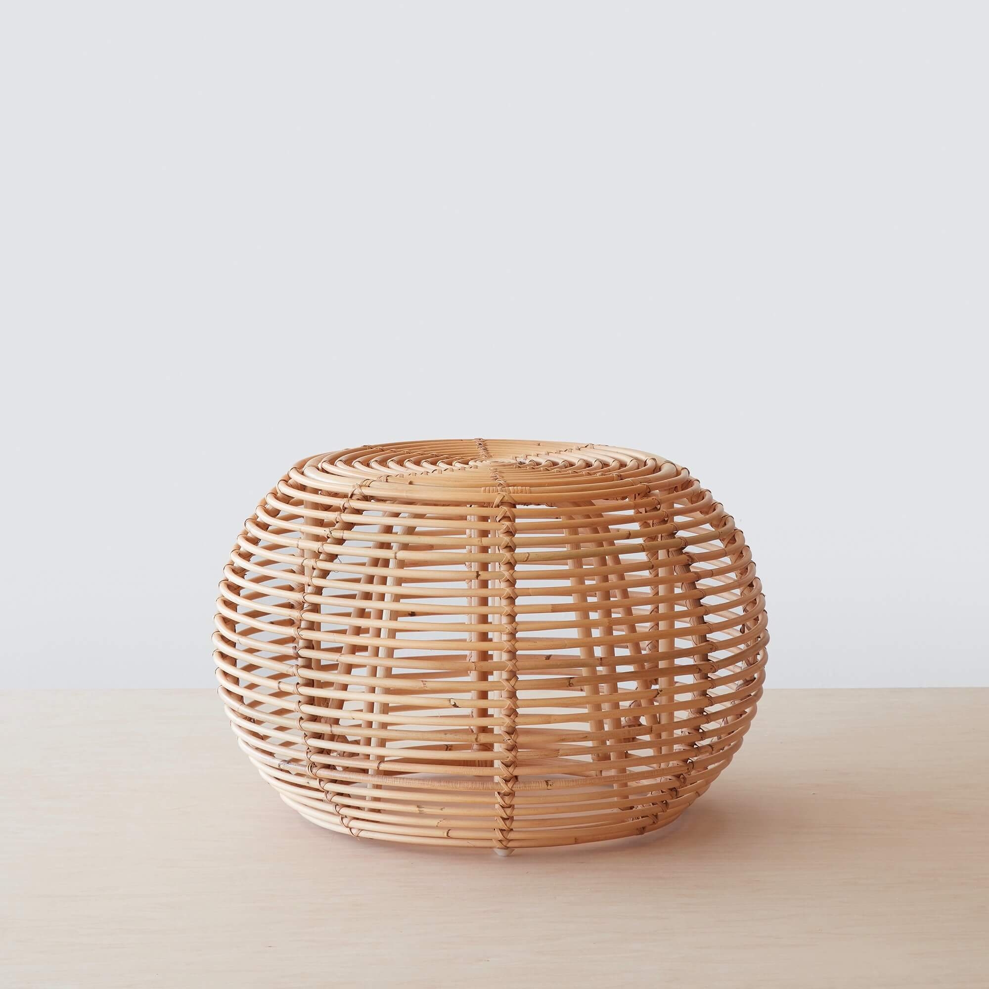 Java Rattan Ottomans - Small By The Citizenry - Image 0