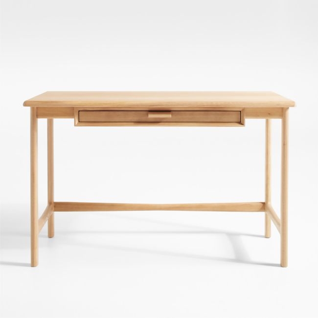 Elias 48" Natural Elm Wood Desk - Image 0
