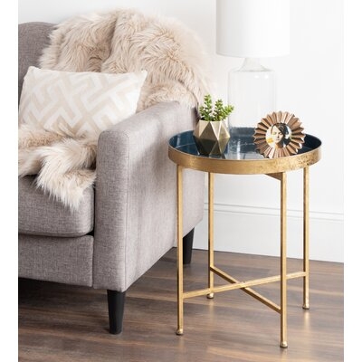 Dishman Tray Top Cross Legs End Table - Image 0