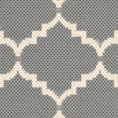 António Geometric Flatweave Anthracite/Beige Indoor / Outdoor Area Rug - Image 0