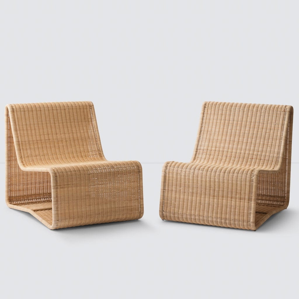 The Citizenry Liang Wicker Lounge Chair | Chair Only | Natural - Image 2