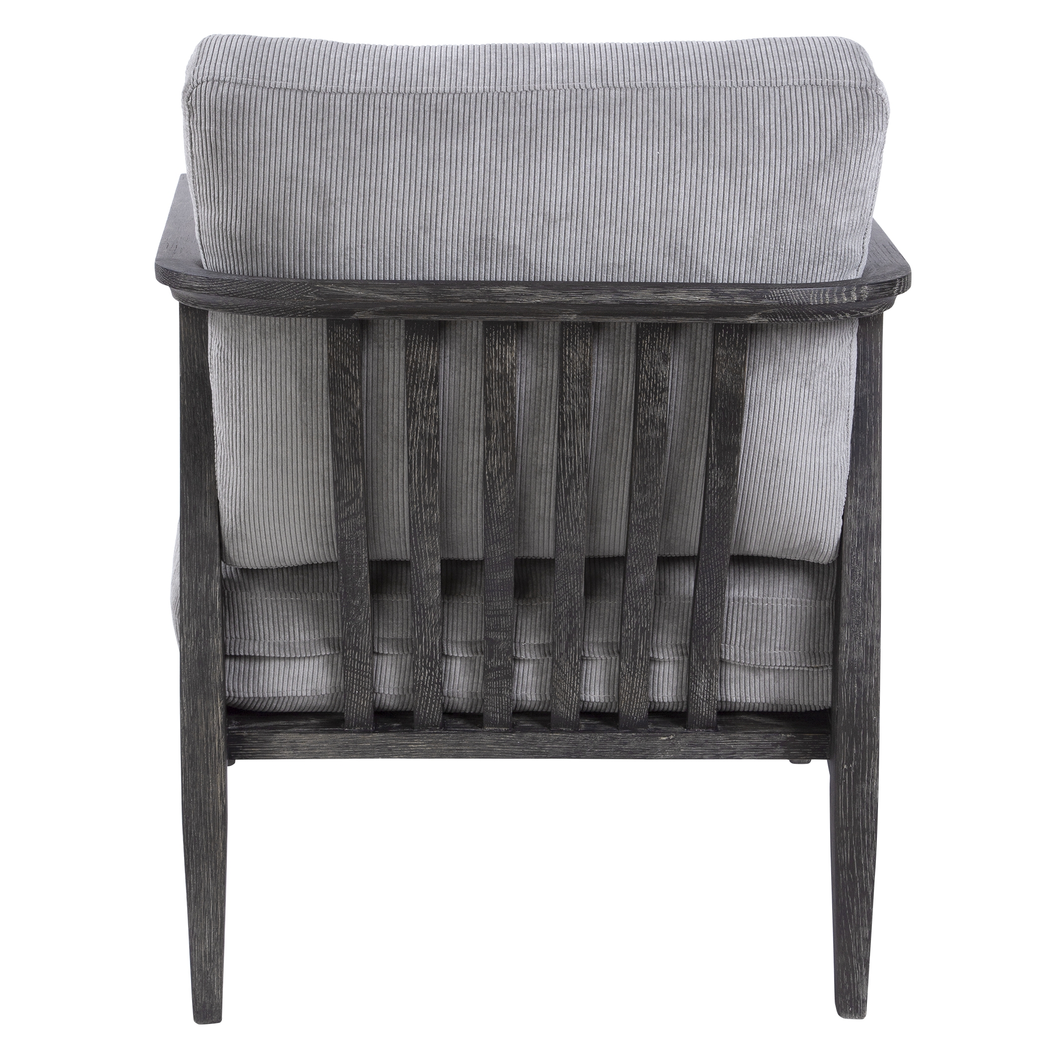 Brunei Modern Gray Accent Chair - Image 5
