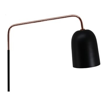 Two-Toned Floor Lamp, Black - Image 1