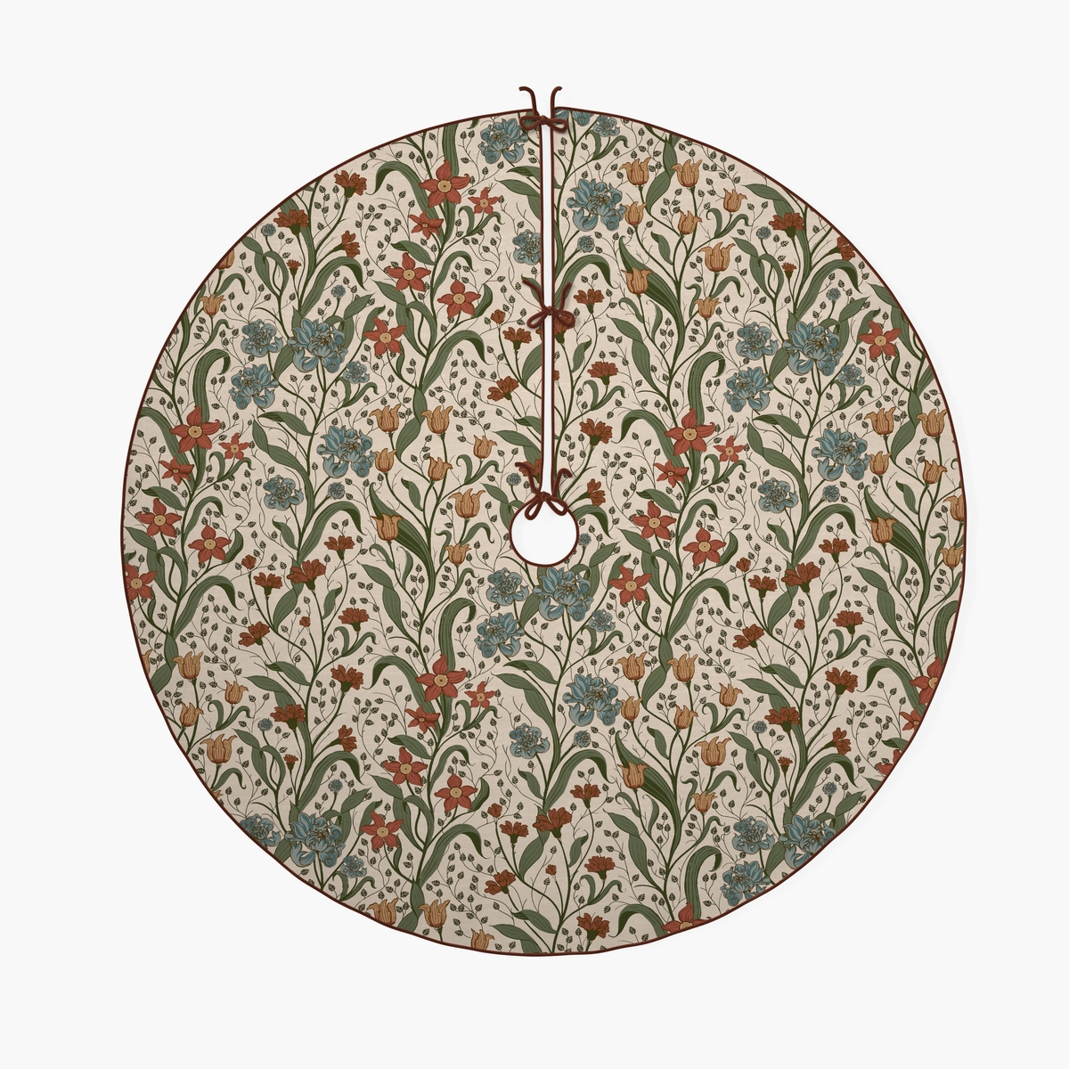 Printed Tree Skirt, Cedar Bloomsbury - Image 0