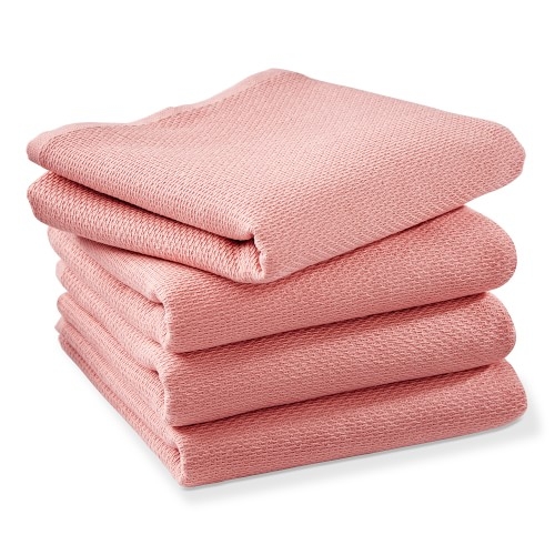 All Purpose Pantry Towels, Set of 4, Geranium Pink - Image 0