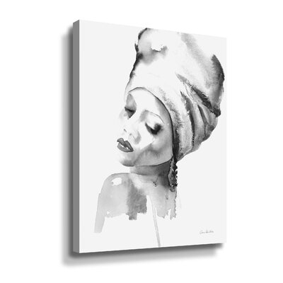 Woman I BW  Gallery Wrapped Canvas - Image 0