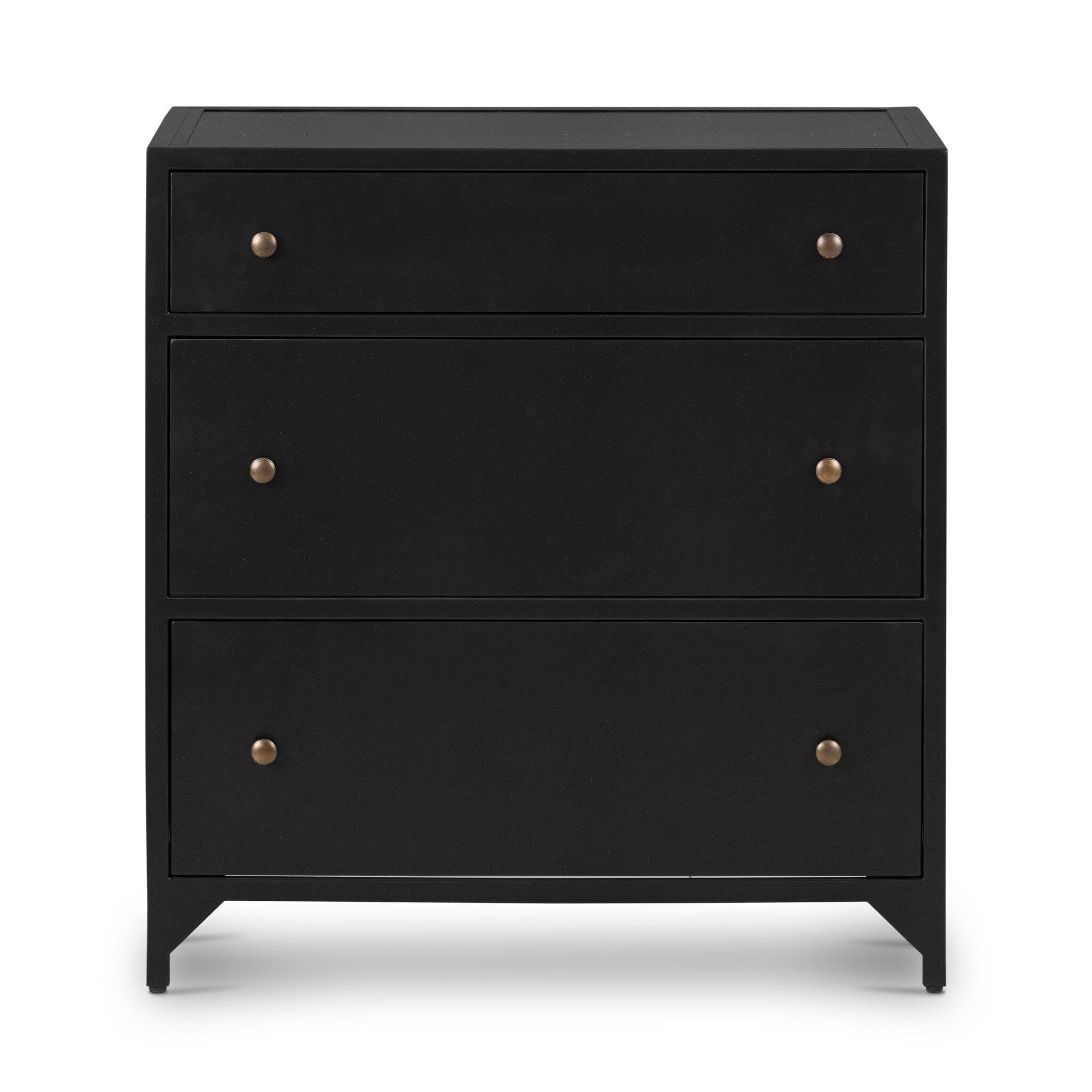 Belmont Large Storage Nightstand-Black - Image 4