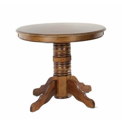Strope Rubberwood Solid Wood Dining Table - Image 0