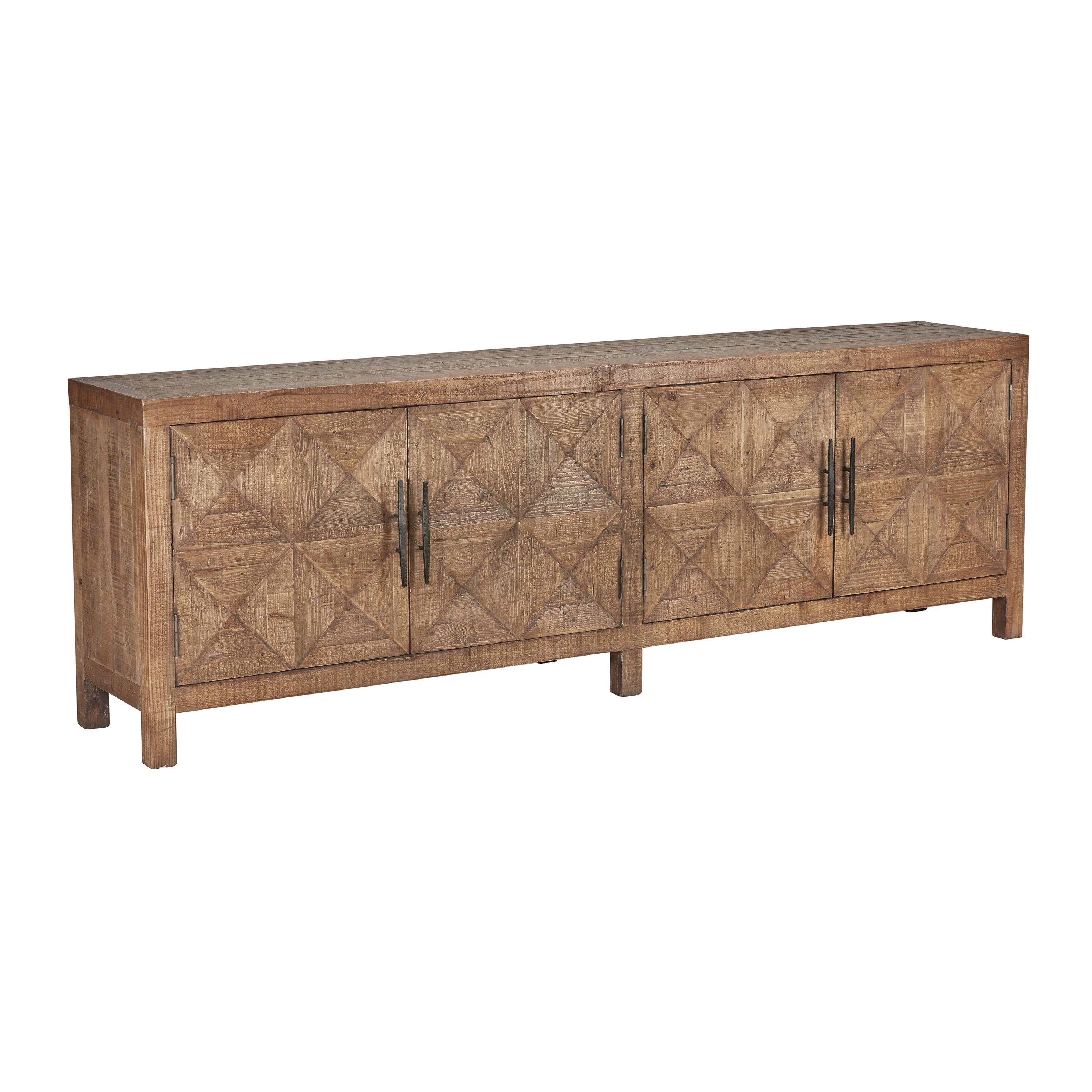 Elani 4Dr Sideboard Brown - Image 0