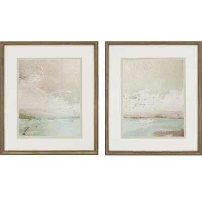 'Eastern Shore' 2 Piece Framed Painting Print Set - Image 0