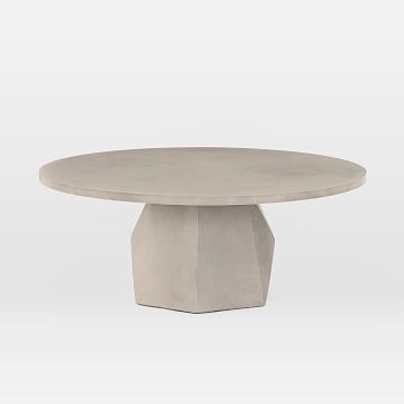 Outdoor Prism Coffee Table, Gray - Image 1