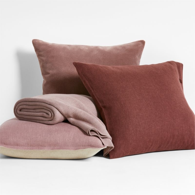 Calda Chantilly 70"x55" Moody Mauve Throw Blanket - Image 4