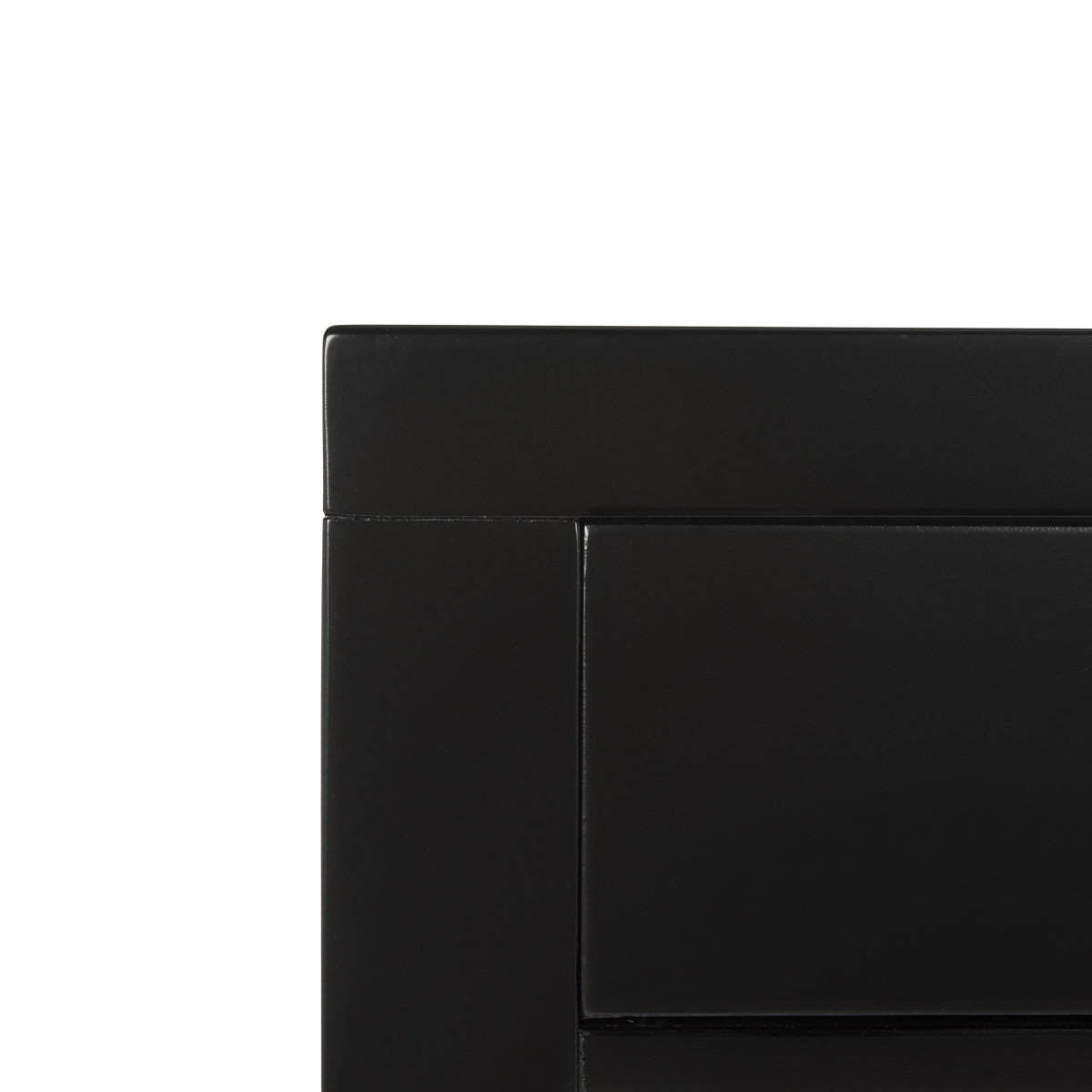 Nero 3 Drawer Nightstand - Black - Safavieh - Image 2