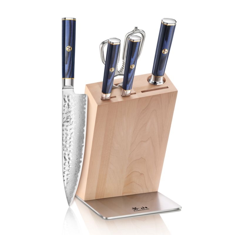 Cangshan ® Kita Blue 6-Piece HUA Knife Block Set - Image 8