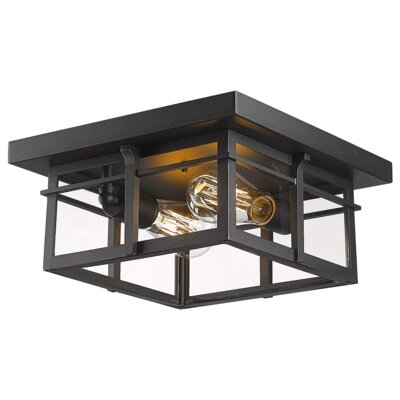 Industrial Flush Mount Ceiling Light Fixture - Image 0