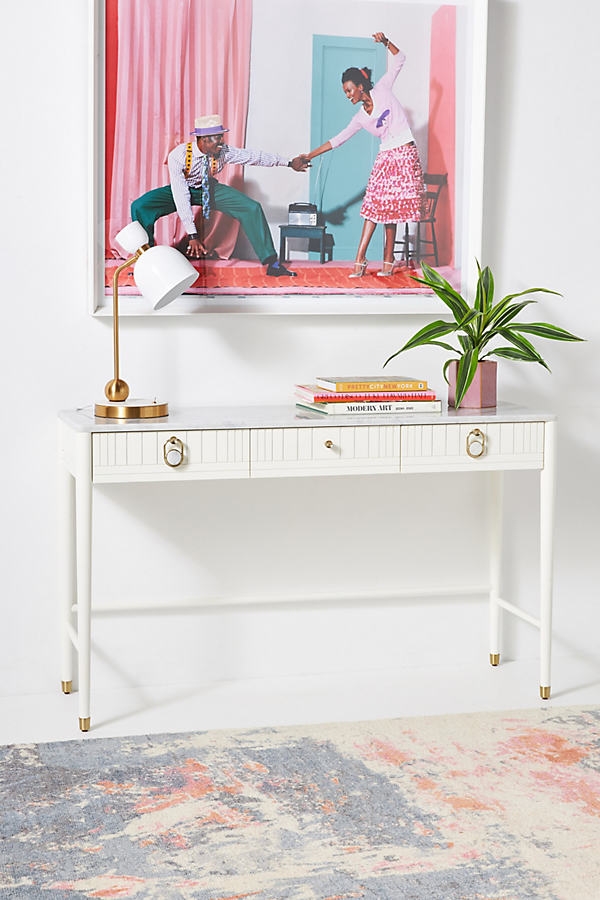 Marcelle Console Table / White - Image 1