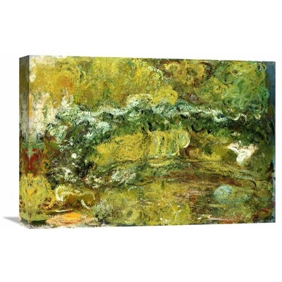 'The Japanese Bridge' by Claude Monet Painting Print on Wrapped Canvas - Image 0