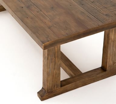 Jade Reclaimed Wood Dining Table, Pine, 87"L x 39"W - Image 3