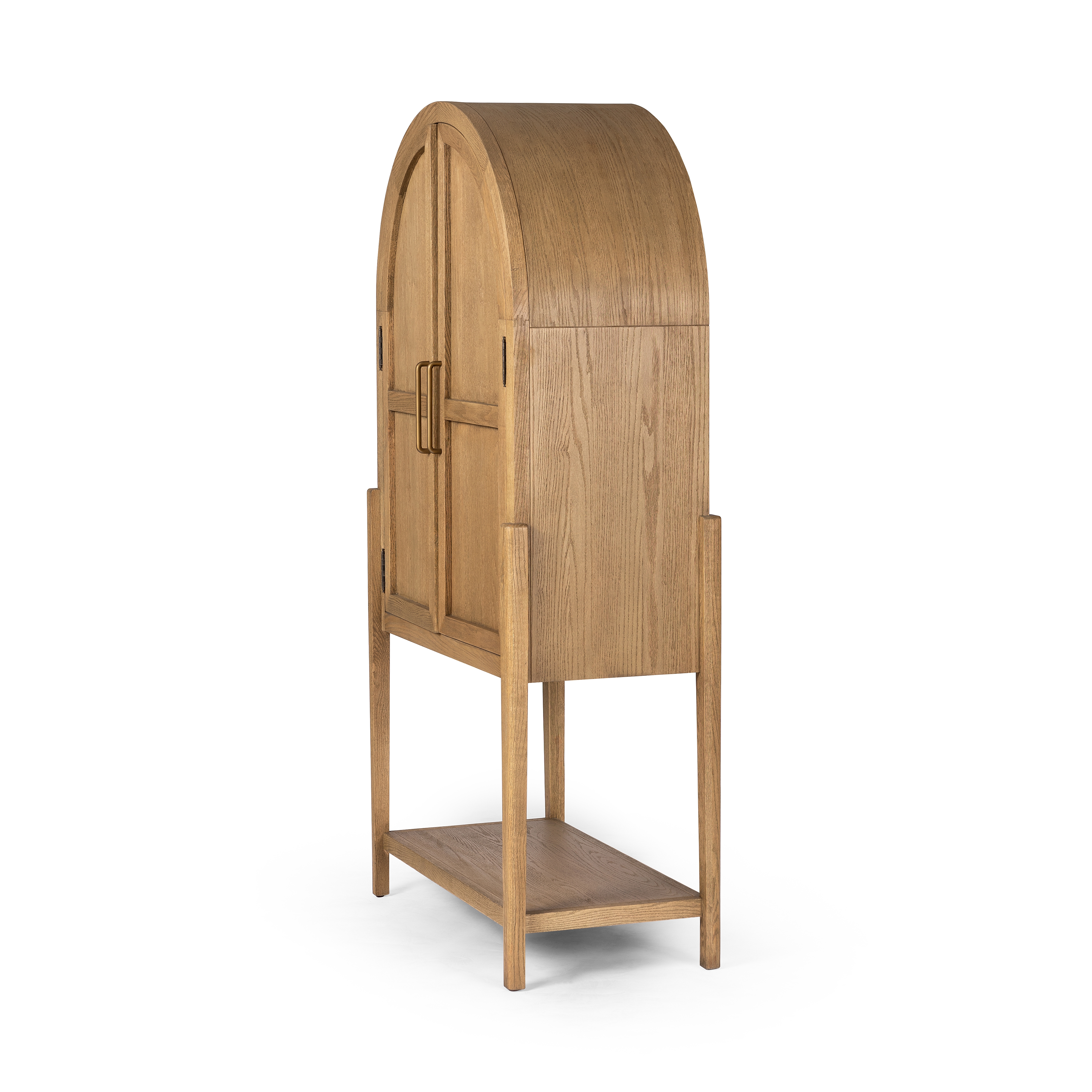 Tolle Bar Cabinet - Drifted Oak Solid - Image 1