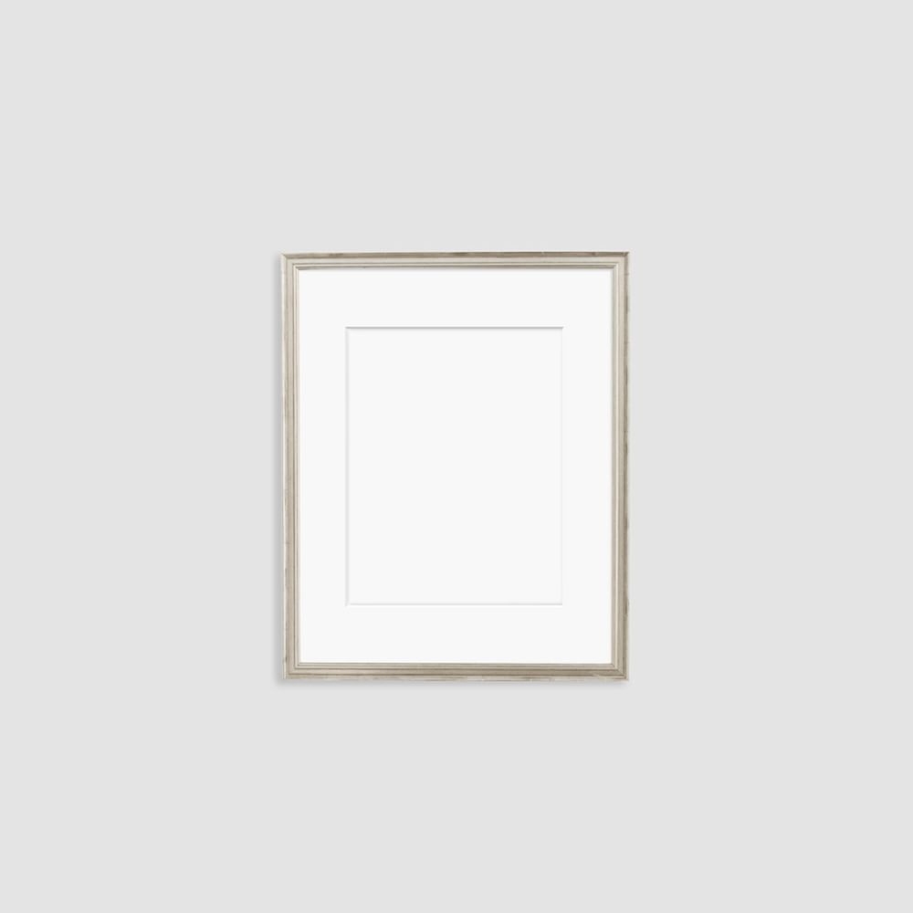 Simply Framed Gallery Frame, Antique Silver/Mat, 16"X20" - Image 0