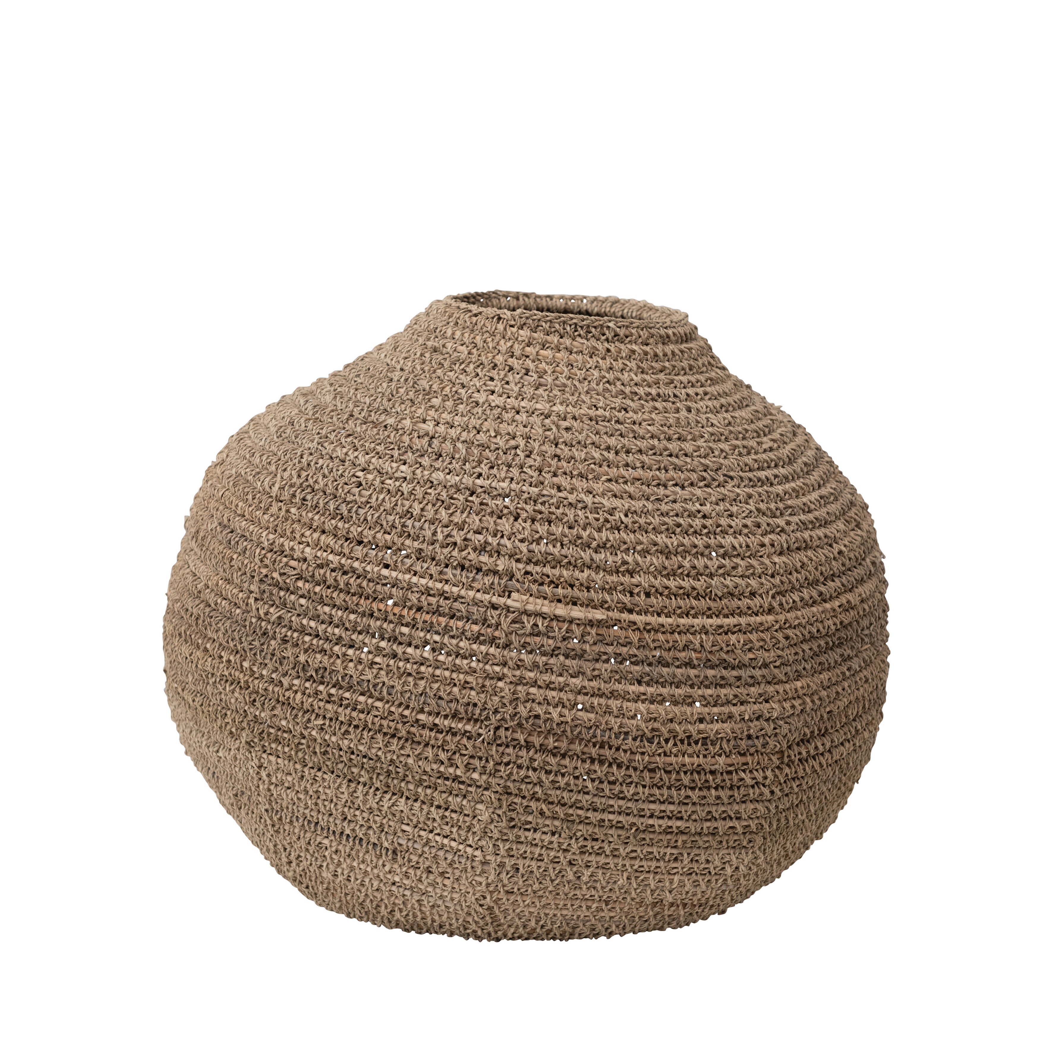  Decorative Handwoven Rattan Basket, Natural - Image 0
