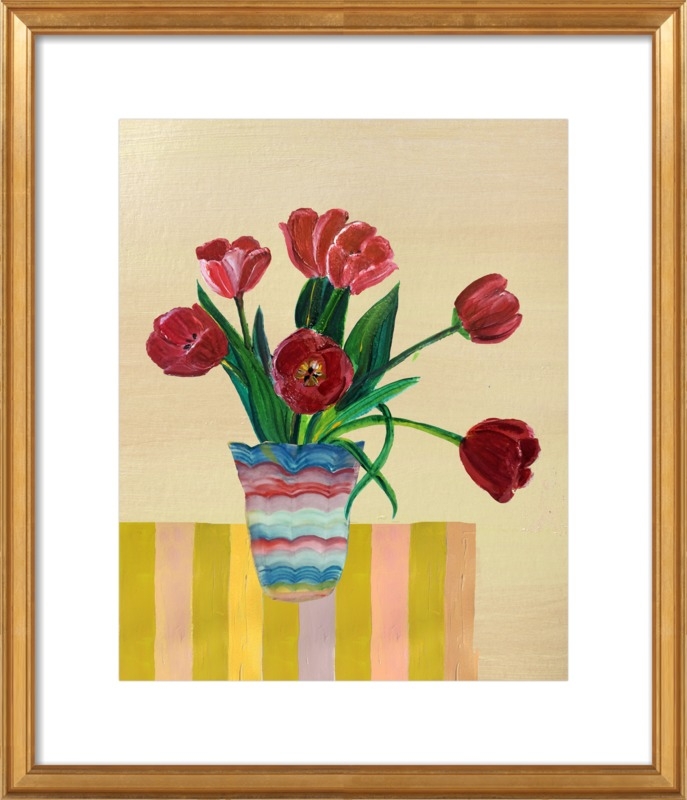 Spring tulips by Ruti Shaashua for Artfully Walls - Image 0