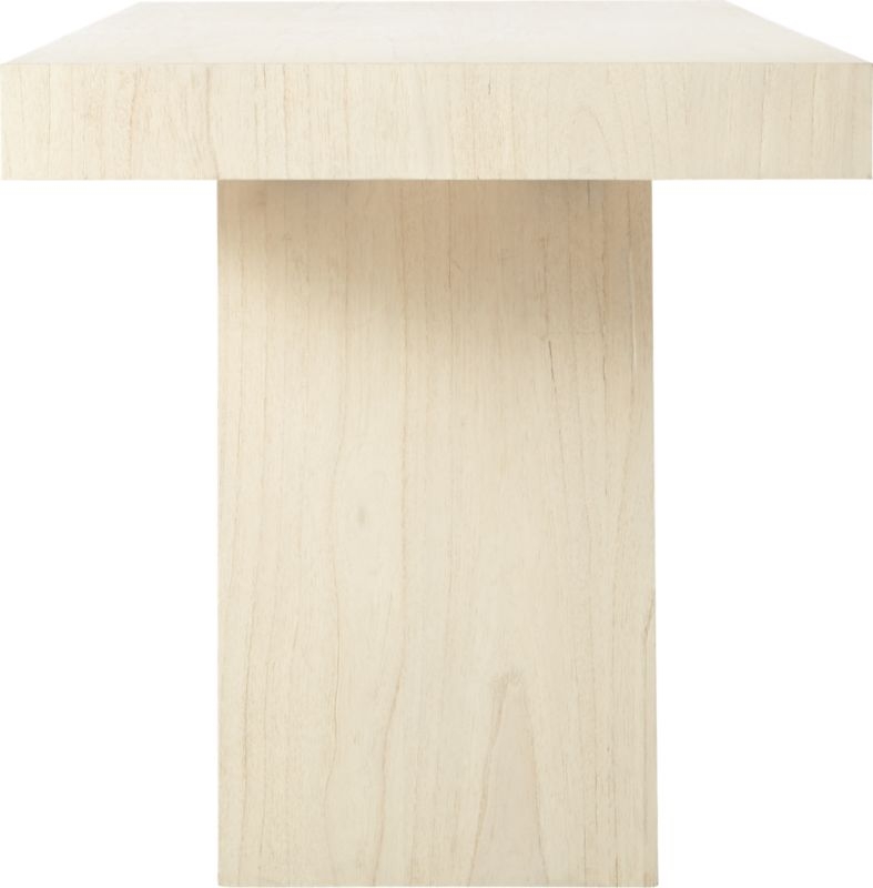 Ridge Bleached Oak Desk with Drawer - Image 5