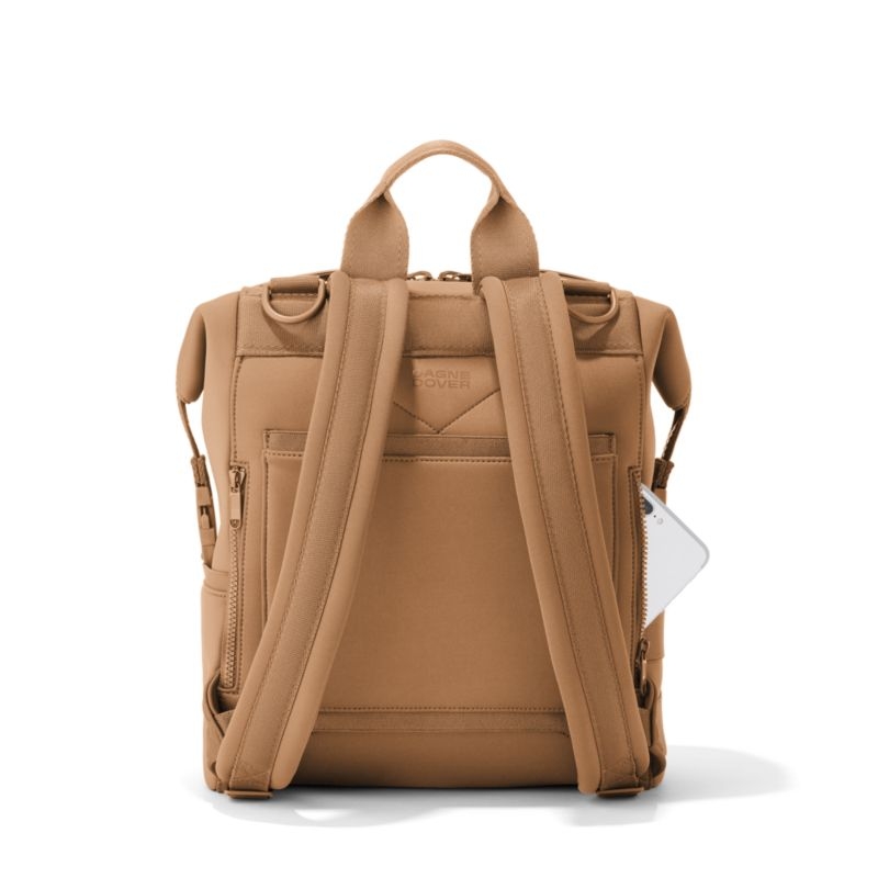 Dagne Dover Indi Camel Medium Diaper Bag Backpack - Image 6