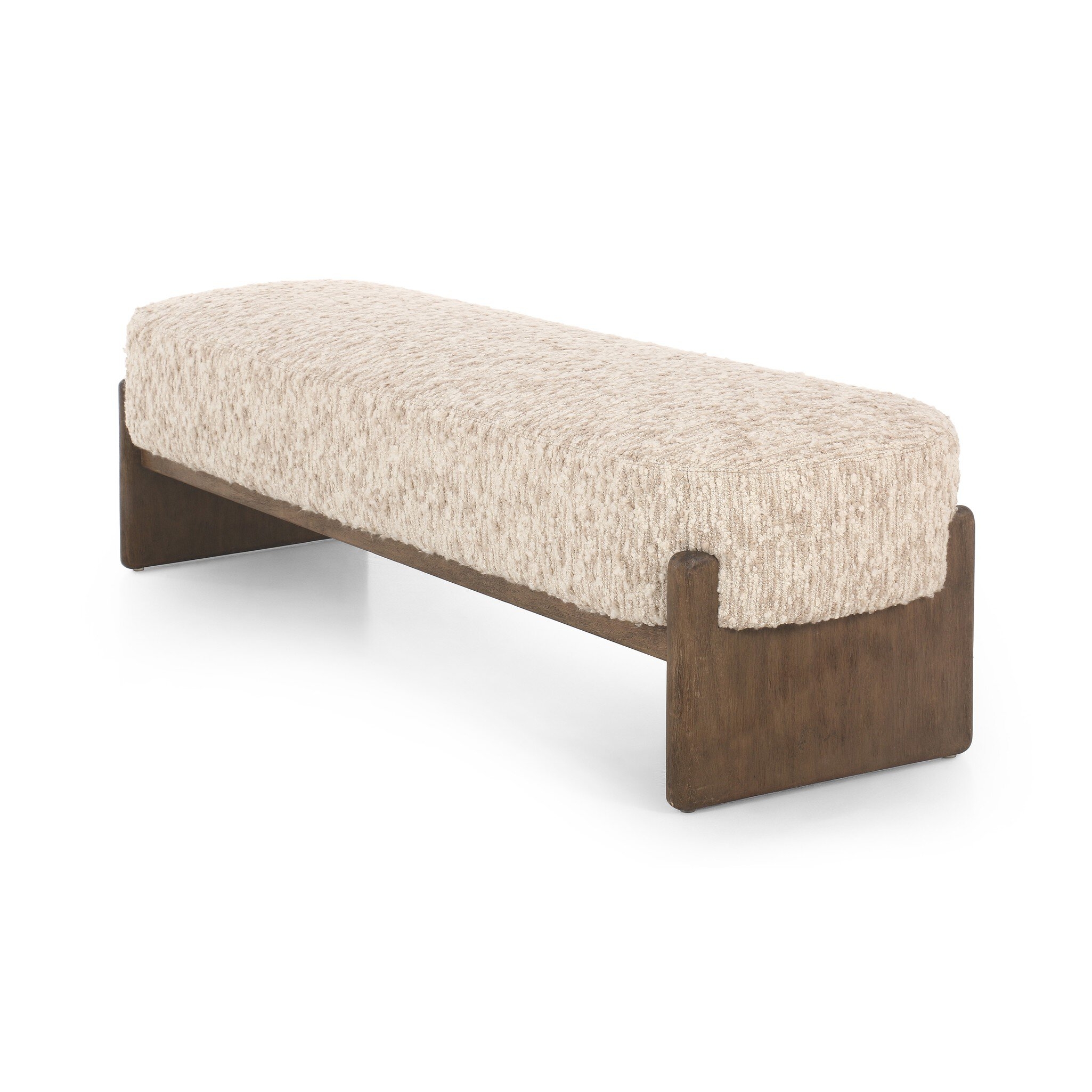 Kirby Accent Bench - Solema Cream - Image 2