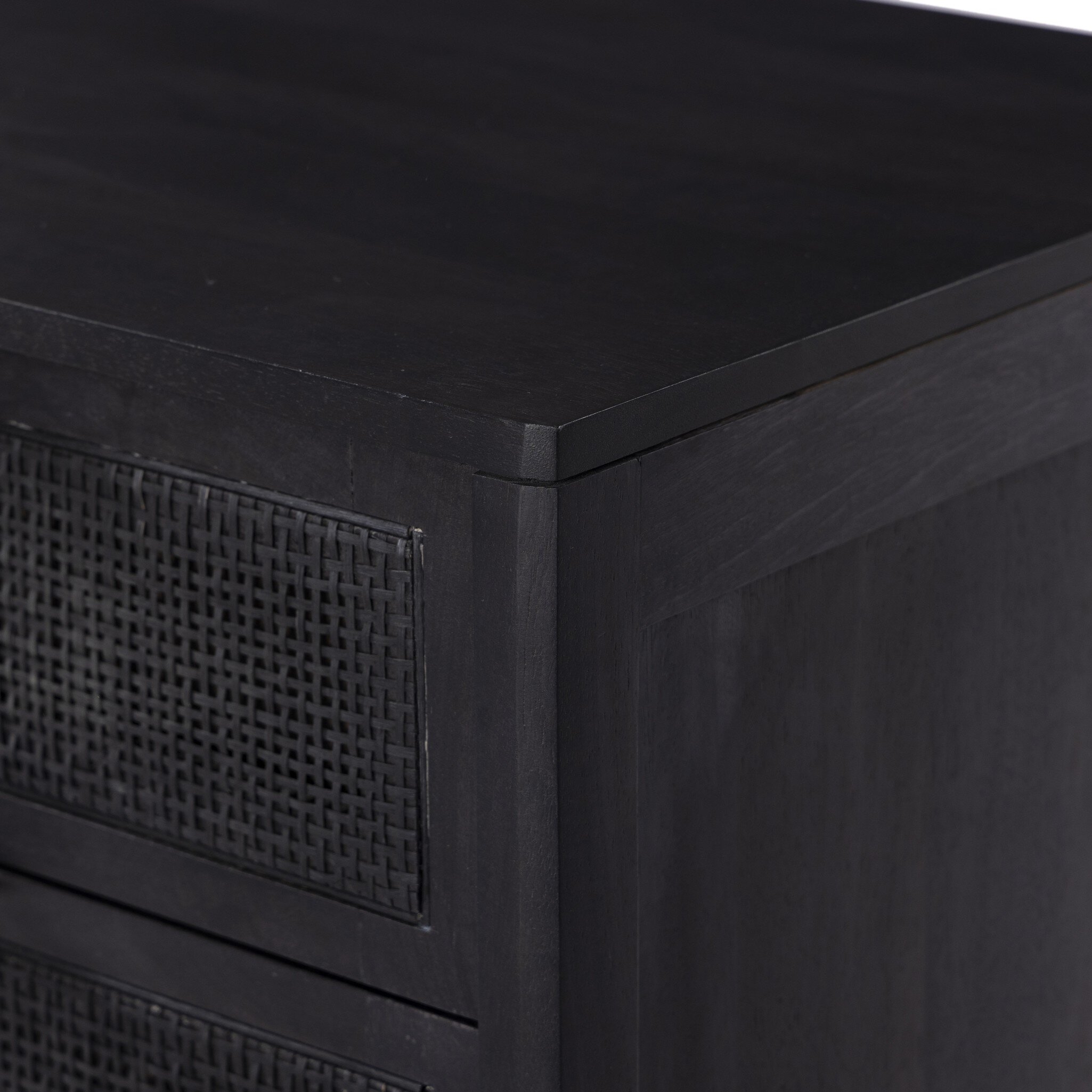 Sydney Large Nightstand - Black Wash - Image 2