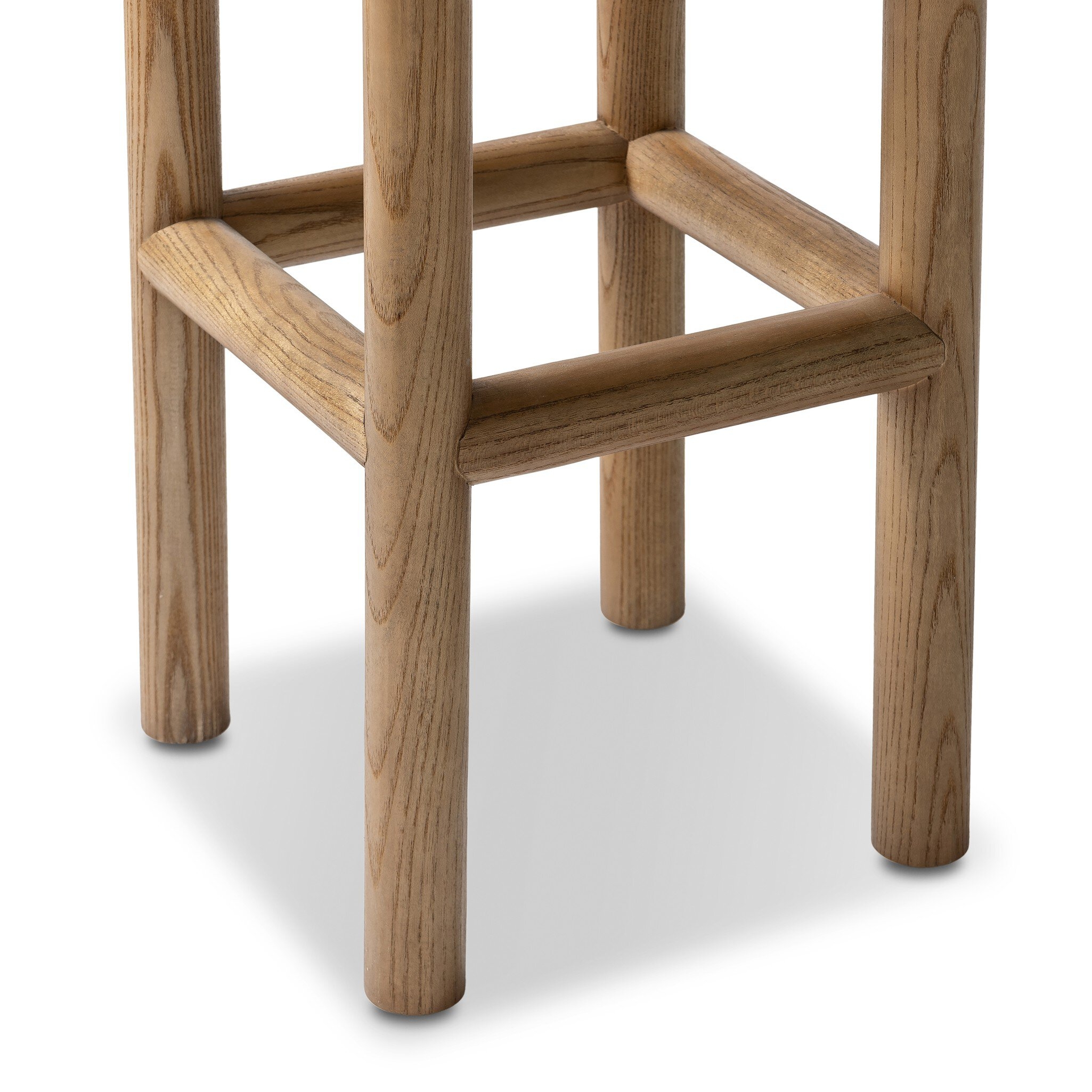 Saldino Bar + Counter Stool - Taupe Shearling - Image 8