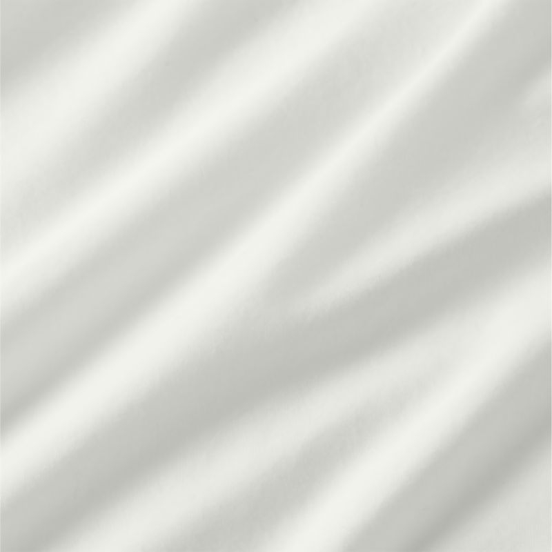 CozyCloud Washed Organic Cotton Pampas Ivory Twin XL Sheet Set - Image 3