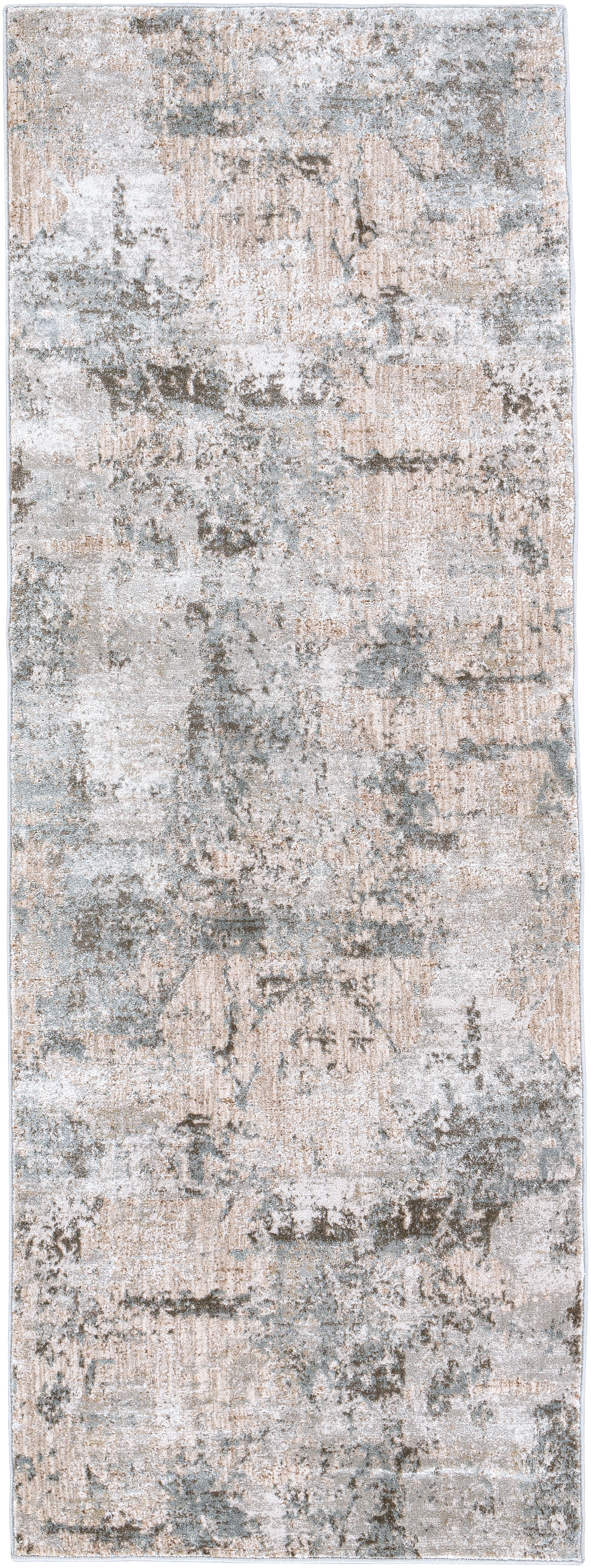 Brunswick Beige Indoor 2'7" x 10' Machine Woven Rug - Image 0