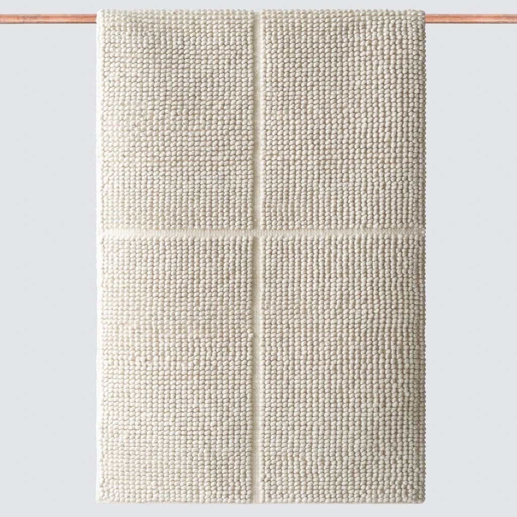 The Citizenry Samir Handwoven Accent Rug | 2' x 3' | Ecru - Image 0
