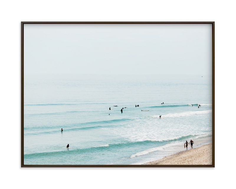 Beach Summer Blues Art Print - Image 0