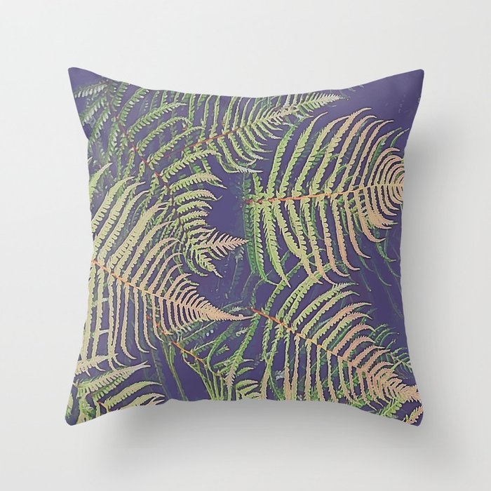 Fern Throw Pillow by 83 Oranges Free Spirits - Cover (20" x 20") With Pillow Insert - Indoor Pillow - Image 0